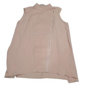 Ellui zipper front asymmetrical top